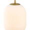 Designers Fountain Noor 60 Watt 1-Light Brushed Gold Modern Pendant Light with Etched Opal Glass Shade D324M-8P-BG - alternate 2